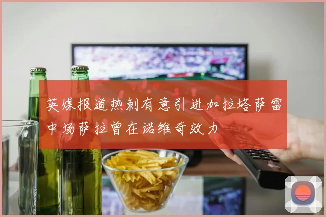 英媒报道热刺有意引进加拉塔萨雷中场萨拉曾在诺维奇效力